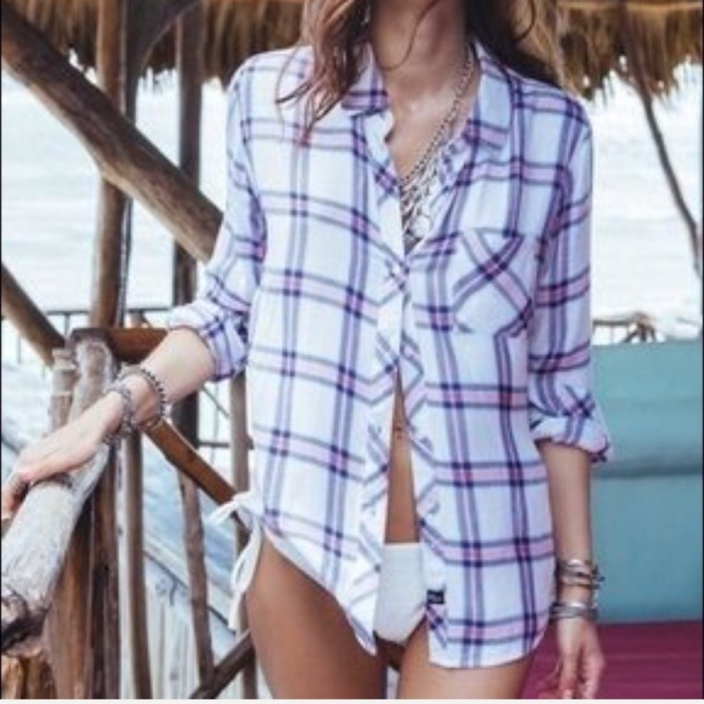 Rails Plaid Soft Flannel Top - image 1